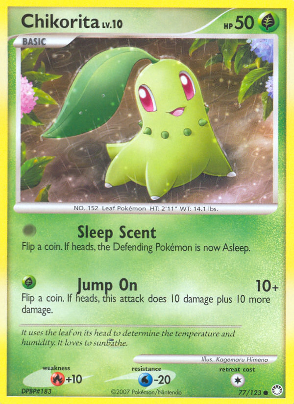 Chikorita (77/123) [Diamond & Pearl: Mysterious Treasures] | L.A. Mood Comics and Games