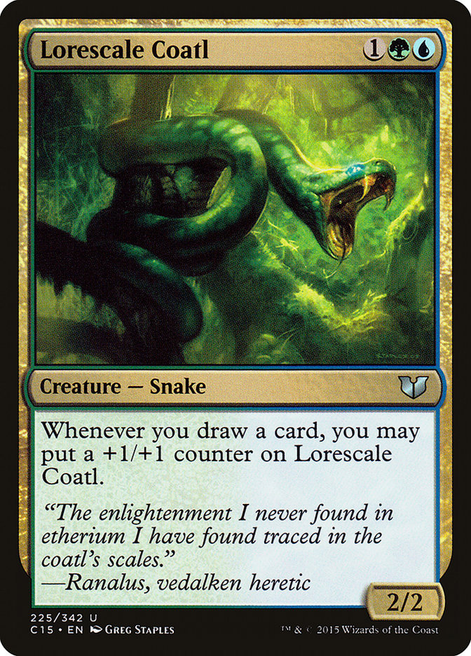 Lorescale Coatl [Commander 2015] | L.A. Mood Comics and Games