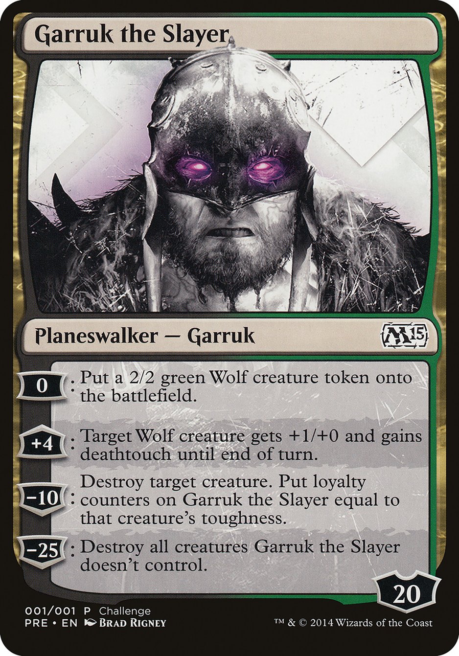 Garruk the Slayer (Prerelease Challenge) [Magic 2015 Prerelease Promos] | L.A. Mood Comics and Games