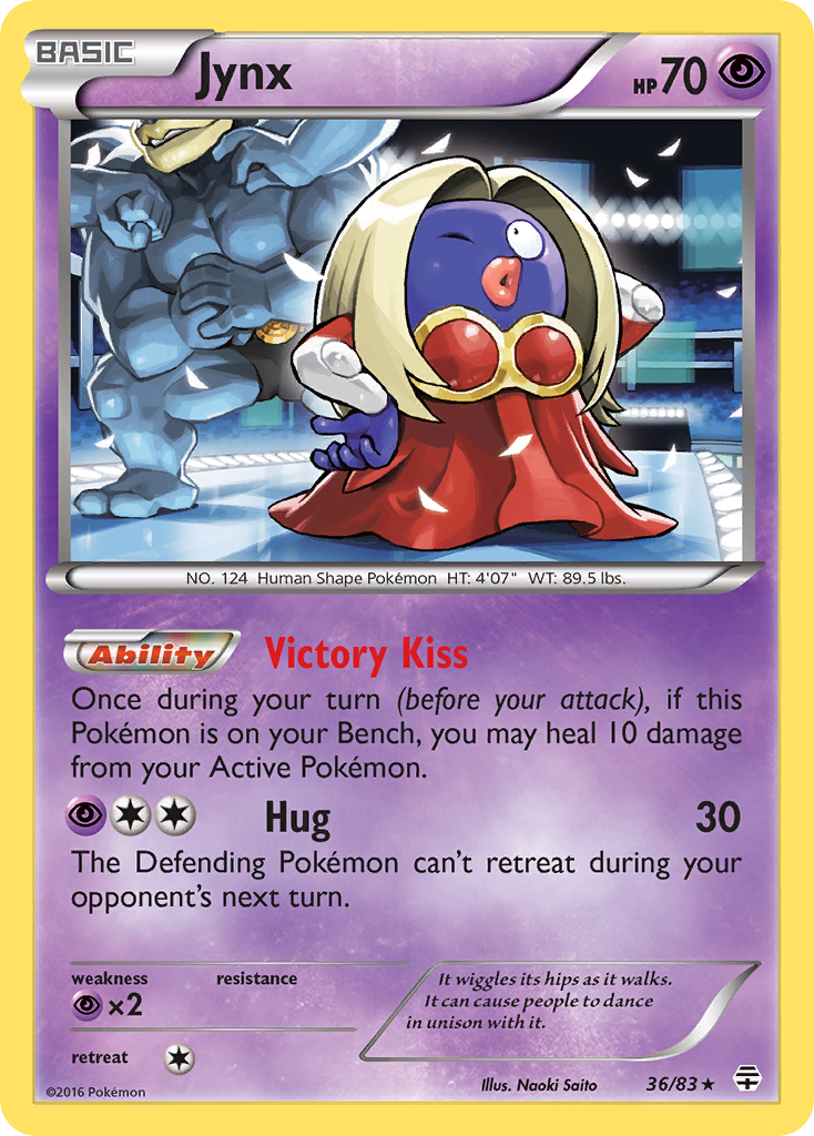 Jynx (36/83) [XY: Generations] | L.A. Mood Comics and Games