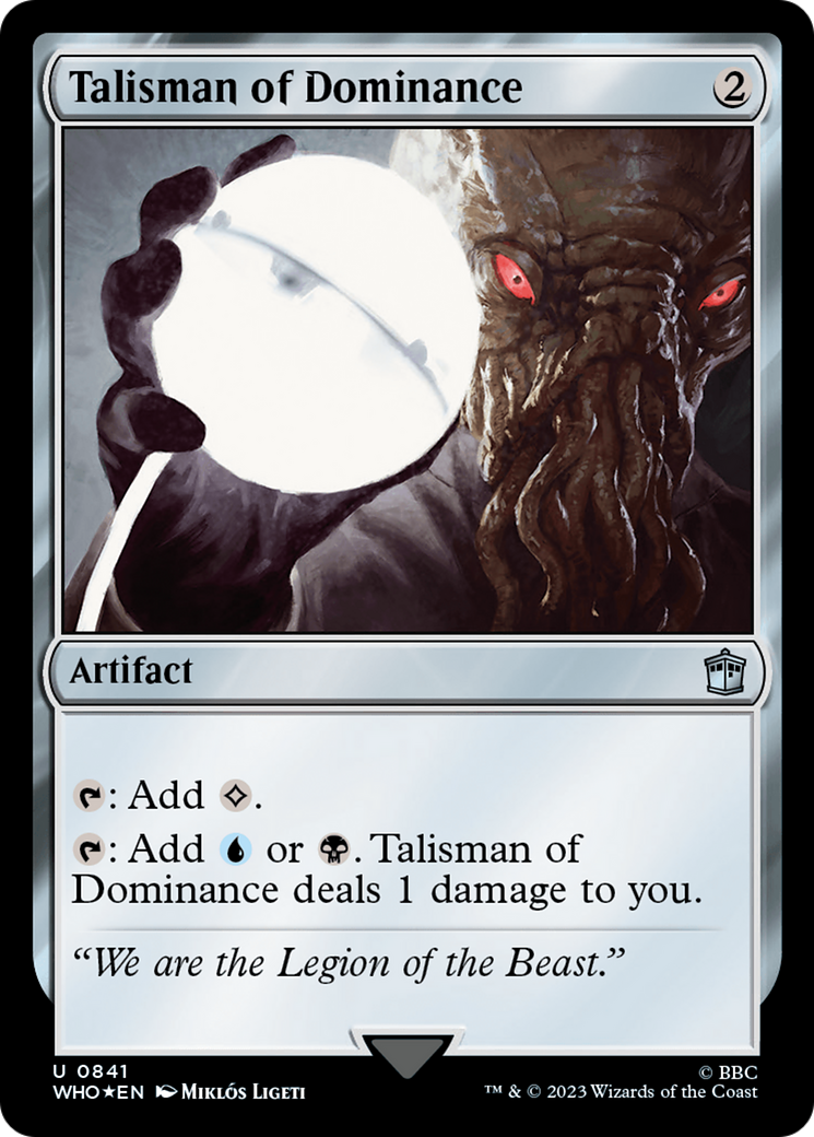 Talisman of Dominance (Surge Foil) [Doctor Who] | L.A. Mood Comics and Games