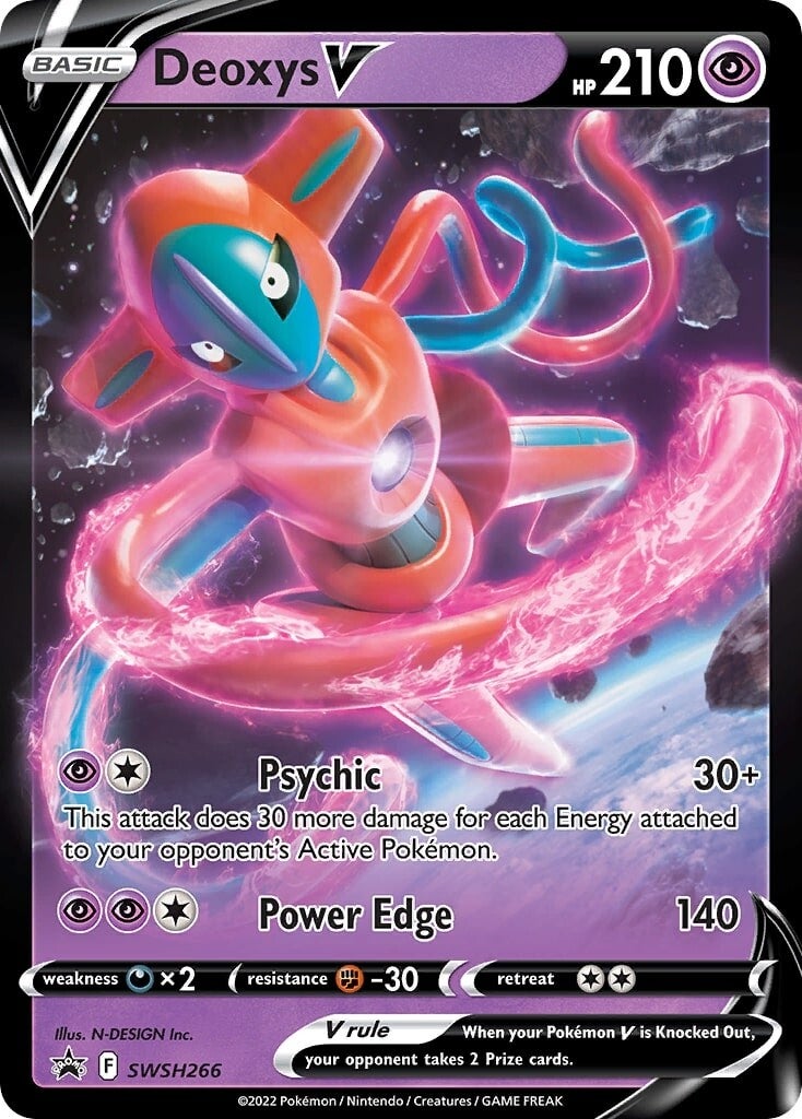 Deoxys V (SWSH266) [Sword & Shield: Black Star Promos] | L.A. Mood Comics and Games