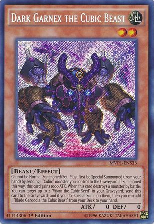 Dark Garnex the Cubic Beast [MVP1-ENS33] Secret Rare | L.A. Mood Comics and Games