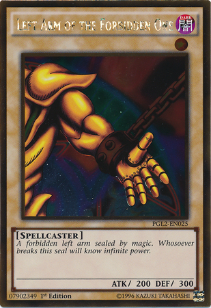 Left Arm of the Forbidden One [PGL2-EN025] Gold Rare | L.A. Mood Comics and Games