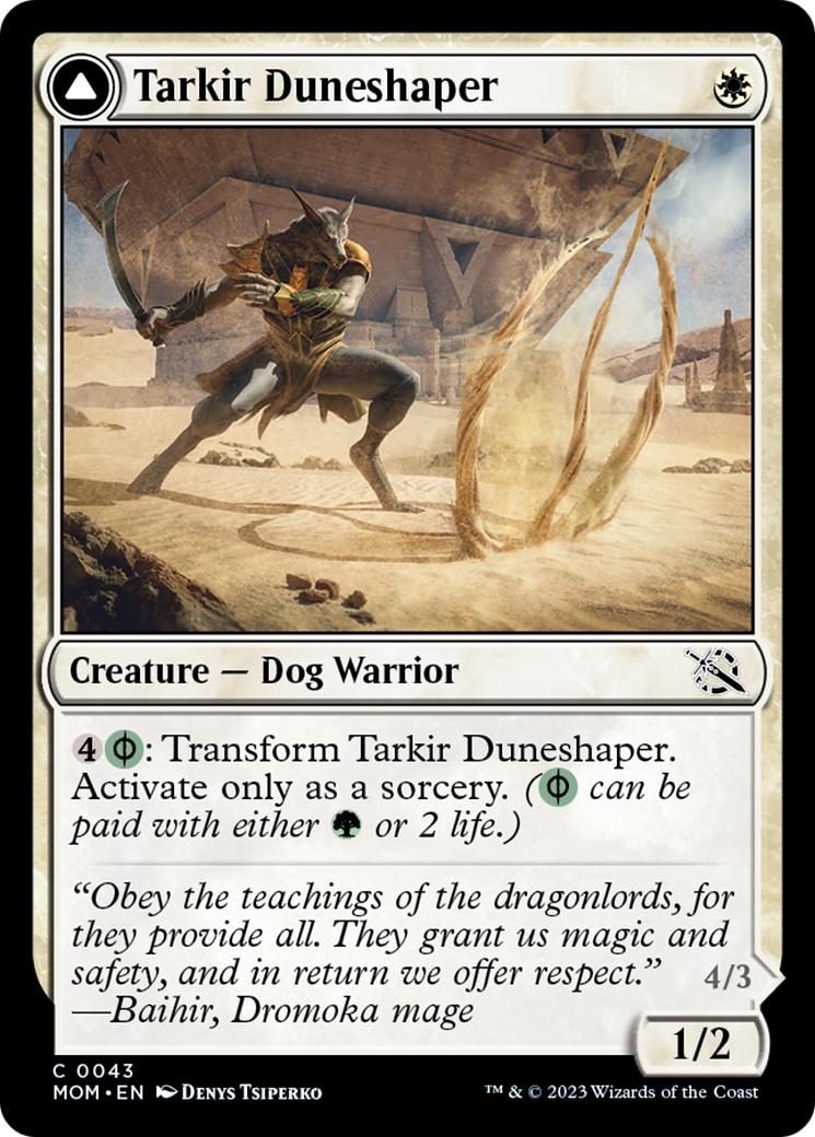 Tarkir Duneshaper // Burnished Dunestomper [March of the Machine] | L.A. Mood Comics and Games