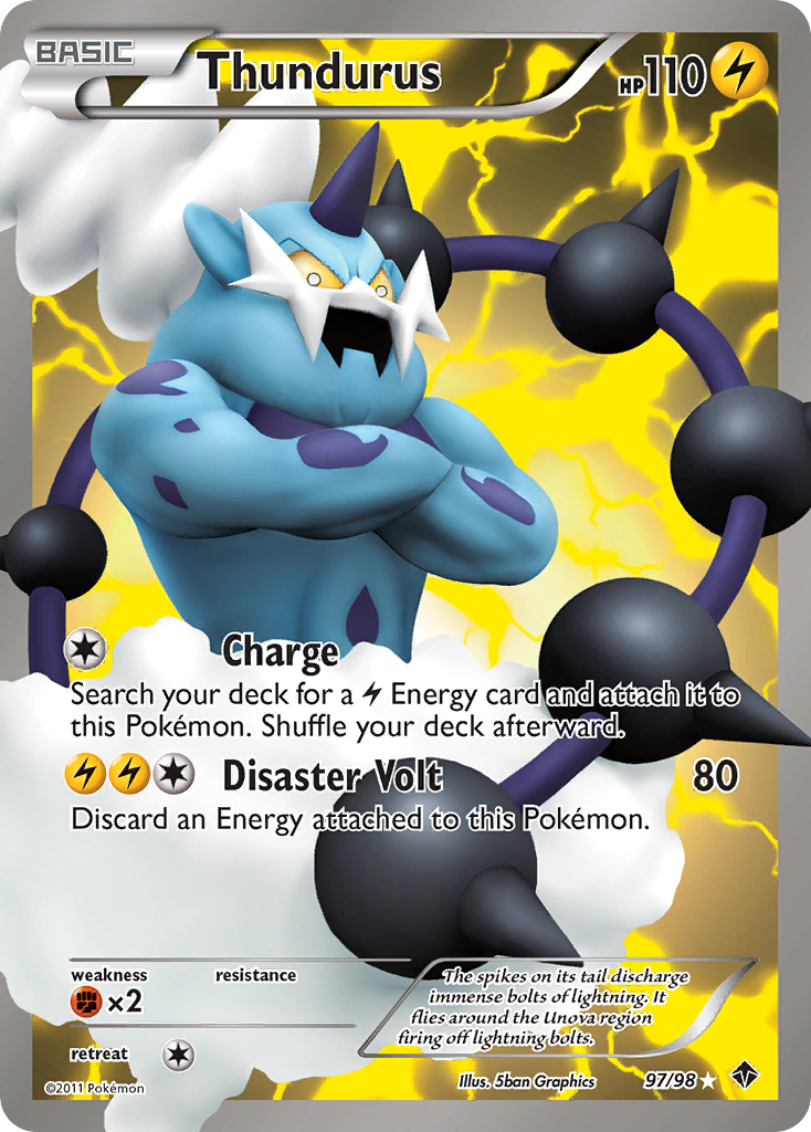 Thundurus (97/98) [Black & White: Emerging Powers] | L.A. Mood Comics and Games
