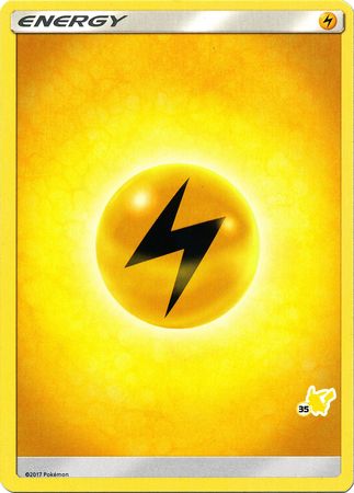 Lightning Energy (Pikachu Stamp #35) [Battle Academy 2020] | L.A. Mood Comics and Games