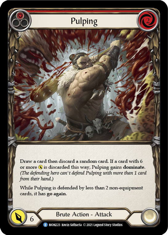 Pulping (Red) [MON223-RF] (Monarch)  1st Edition Rainbow Foil | L.A. Mood Comics and Games