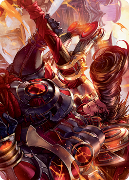 Upriser Renegade Art Card [Kamigawa: Neon Dynasty Art Series] | L.A. Mood Comics and Games