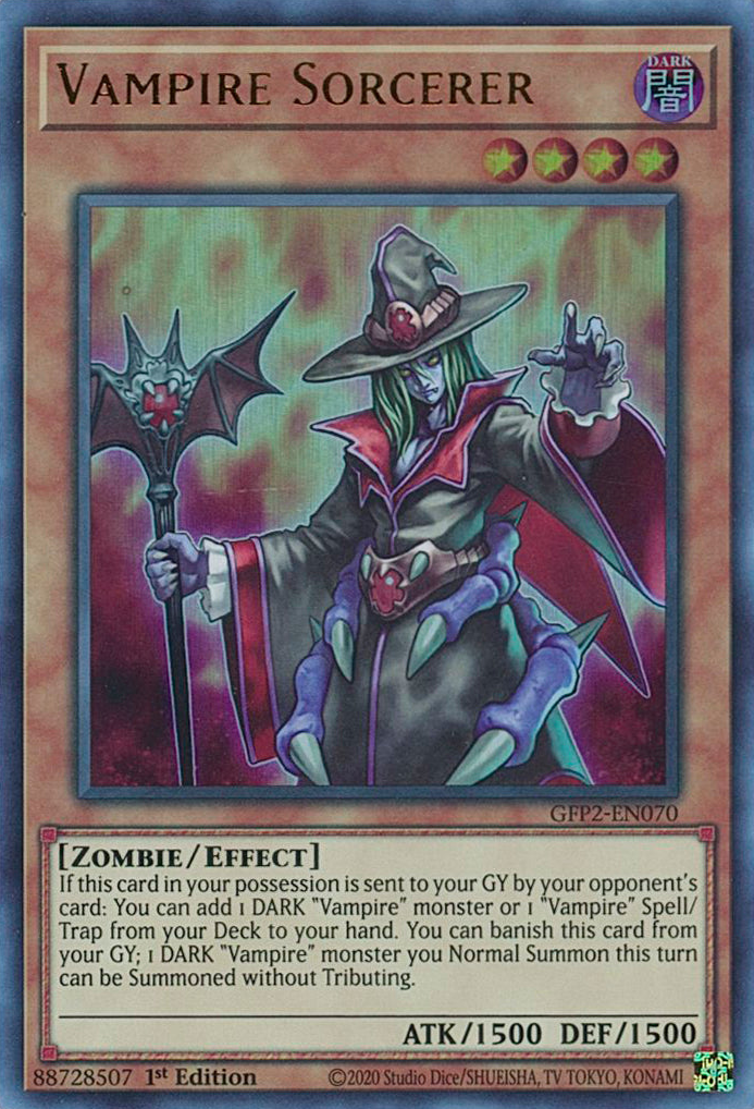 Vampire Sorcerer [GFP2-EN070] Ultra Rare | L.A. Mood Comics and Games