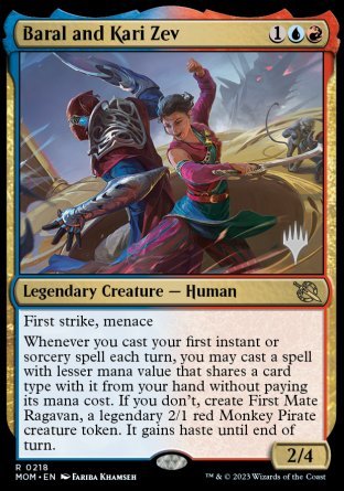 Baral and Kari Zev (Promo Pack) [March of the Machine Promos] | L.A. Mood Comics and Games