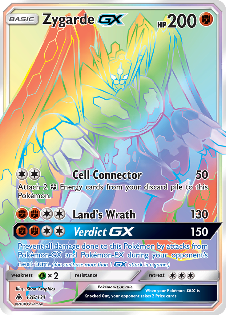 Zygarde GX (136/131) [Sun & Moon: Forbidden Light] | L.A. Mood Comics and Games