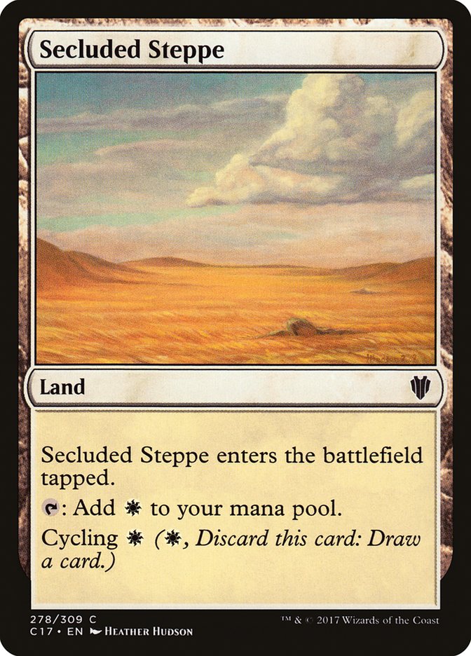 Secluded Steppe [Commander 2017] | L.A. Mood Comics and Games