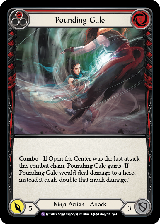 Pounding Gale [U-WTR085] (Welcome to Rathe Unlimited)  Unlimited Rainbow Foil | L.A. Mood Comics and Games