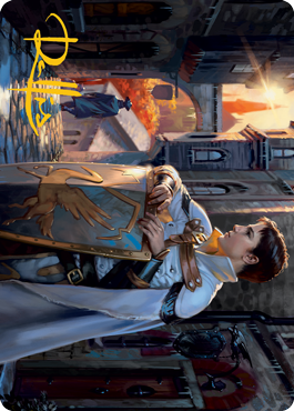 Dennick, Pious Apprentice Art Card (Gold-Stamped Signature) [Innistrad: Midnight Hunt Art Series] | L.A. Mood Comics and Games