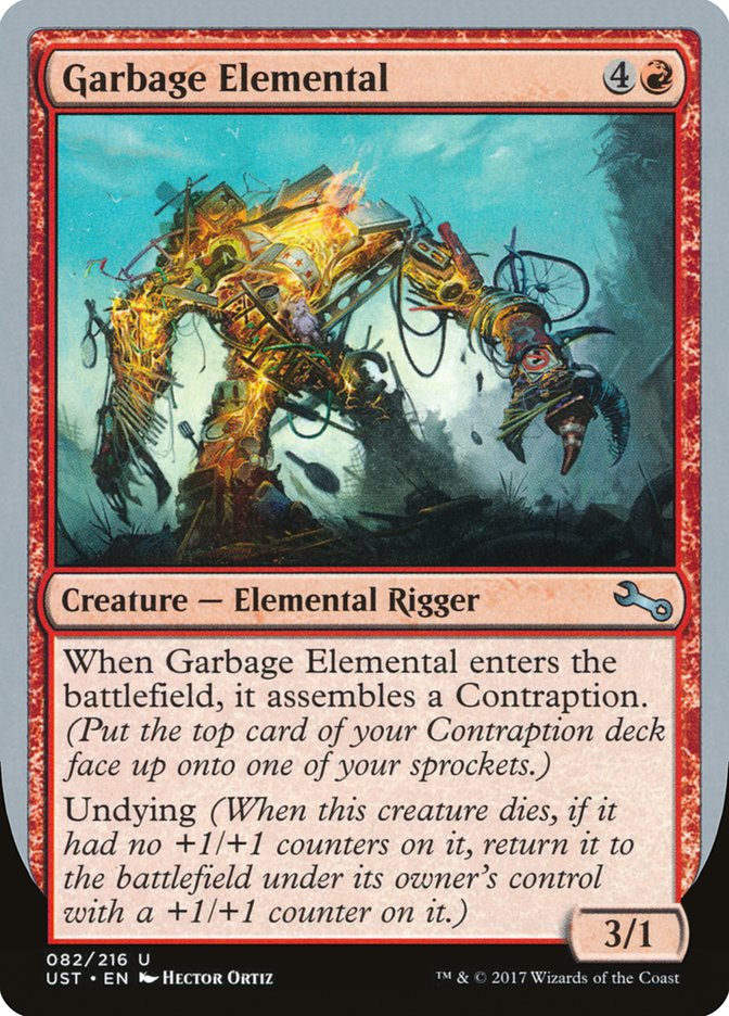 Garbage Elemental (3/1 Creature) [Unstable] | L.A. Mood Comics and Games