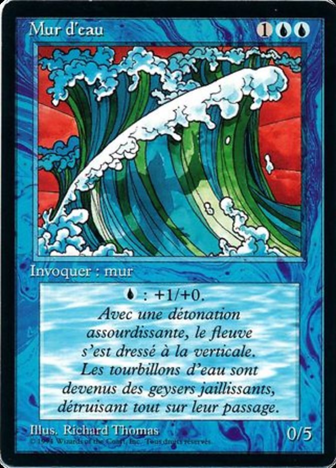 Wall of Water [Foreign Black Border] | L.A. Mood Comics and Games