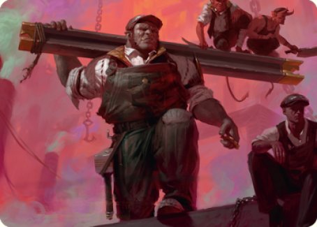 The Beamtown Bullies Art Card [Streets of New Capenna Art Series] | L.A. Mood Comics and Games