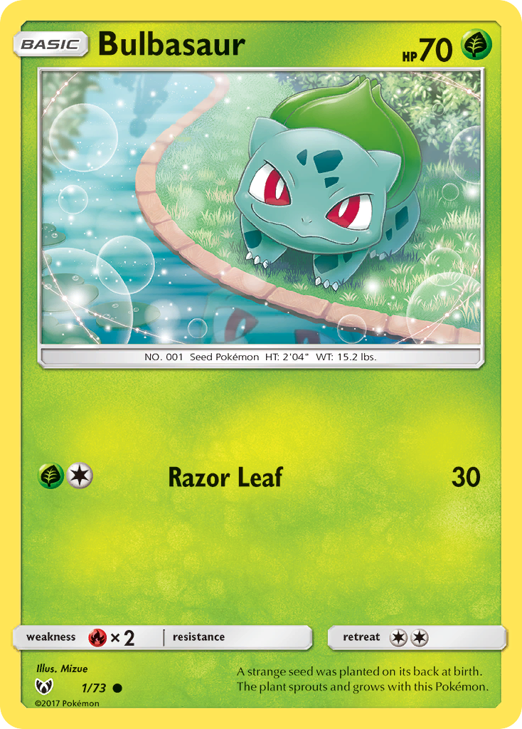 Bulbasaur (1/73) [Sun & Moon: Shining Legends] | L.A. Mood Comics and Games