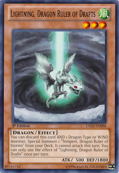 Lightning, Dragon Ruler of Drafts [LTGY-EN098] Common | L.A. Mood Comics and Games