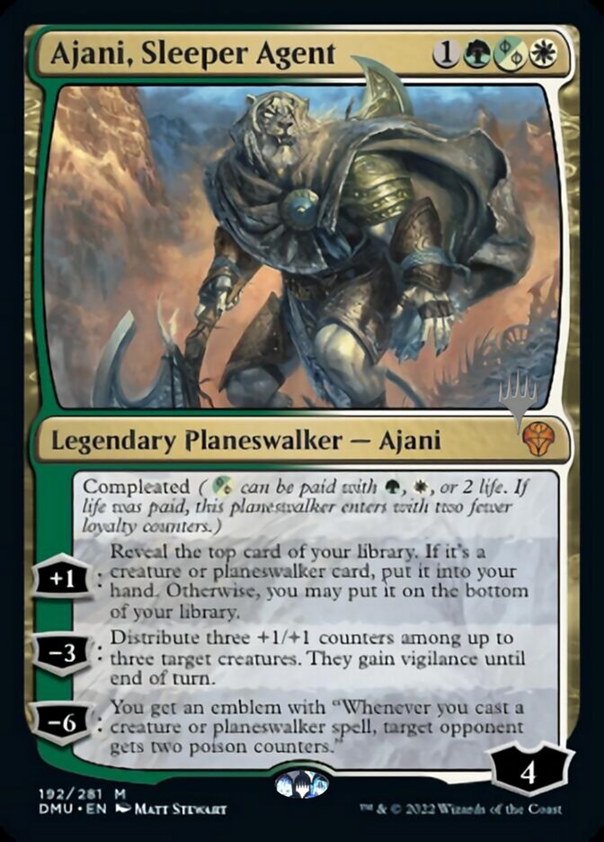 Ajani, Sleeper Agent (Promo Pack) [Dominaria United Promos] | L.A. Mood Comics and Games