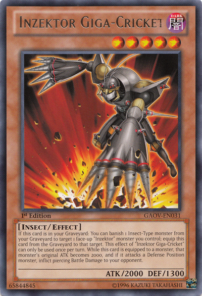 Inzektor Giga-Cricket [GAOV-EN031] Rare | L.A. Mood Comics and Games