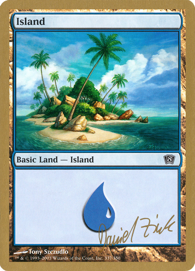 Island (dz337) (Daniel Zink) [World Championship Decks 2003] | L.A. Mood Comics and Games