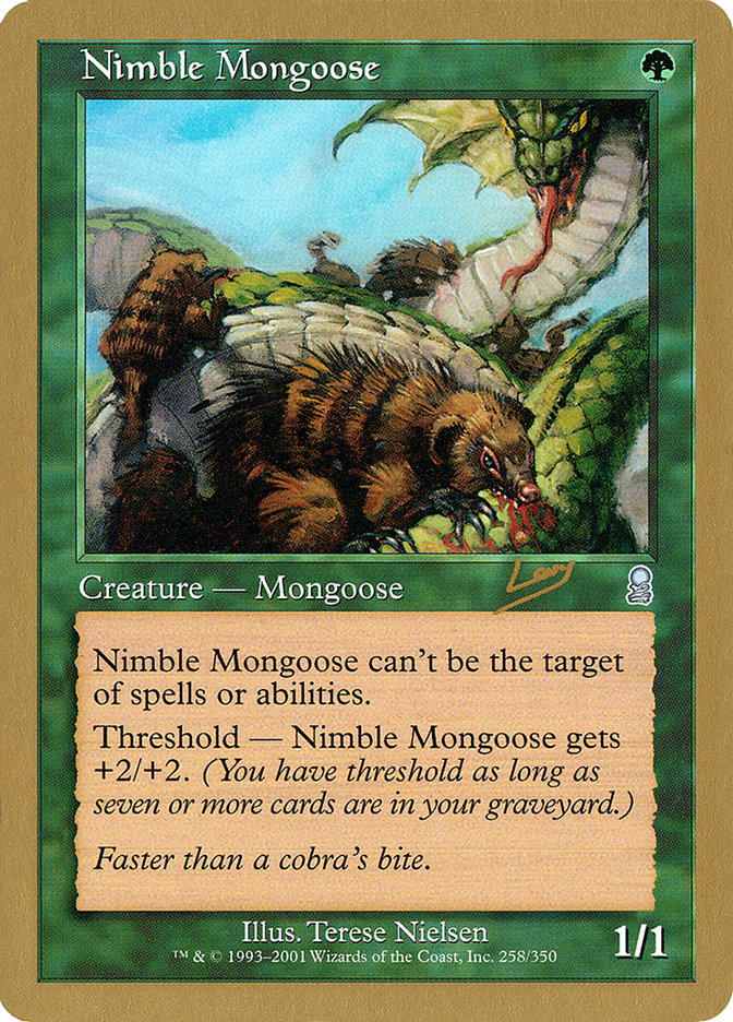 Nimble Mongoose (Raphael Levy) [World Championship Decks 2002] | L.A. Mood Comics and Games