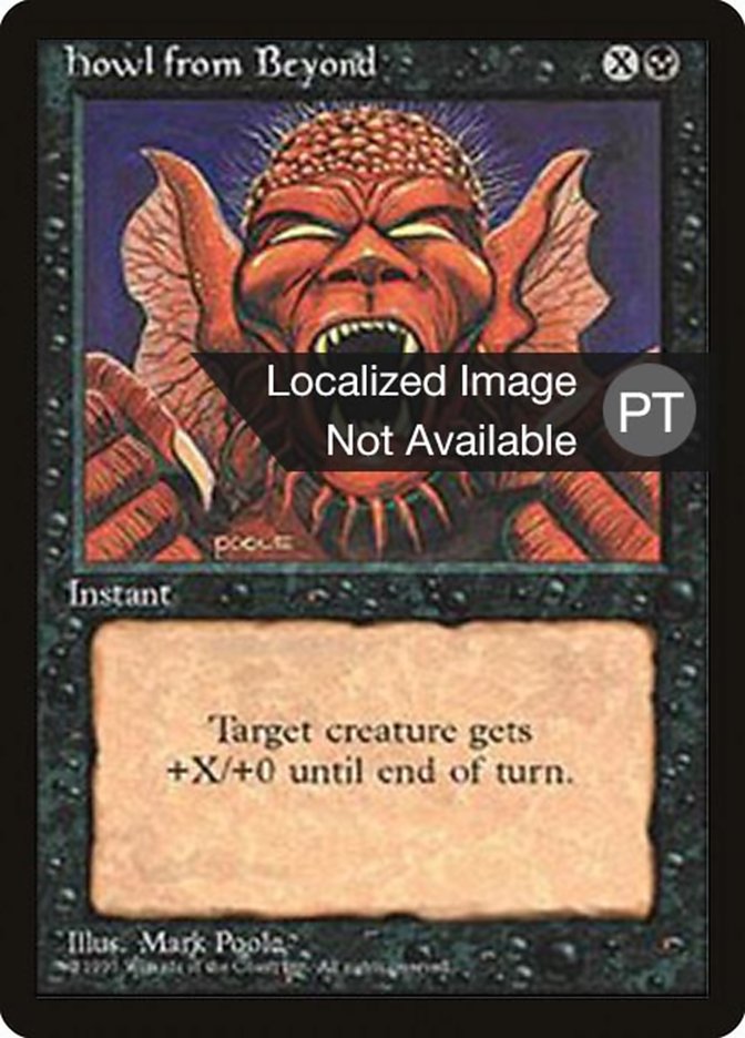 Howl from Beyond [Fourth Edition (Foreign Black Border)] | L.A. Mood Comics and Games