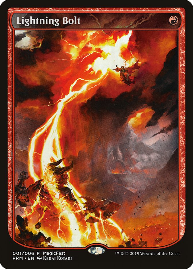 Lightning Bolt (Textless) [MagicFest 2019] | L.A. Mood Comics and Games