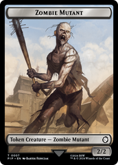 Zombie Mutant // Copy Double-Sided Token [Fallout Tokens] | L.A. Mood Comics and Games