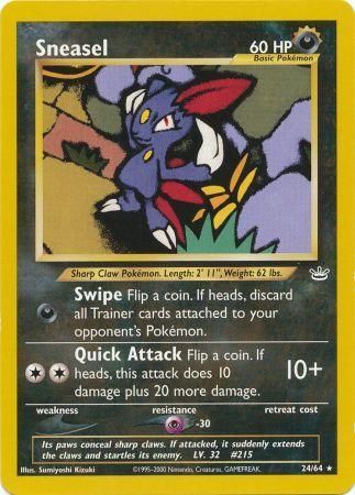 Sneasel (24/64) [Neo Revelation Unlimited] | L.A. Mood Comics and Games