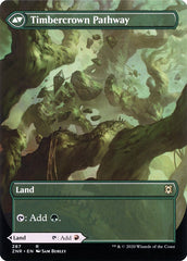 Cragcrown Pathway // Timbercrown Pathway (Borderless Alternate Art) [Zendikar Rising] | L.A. Mood Comics and Games