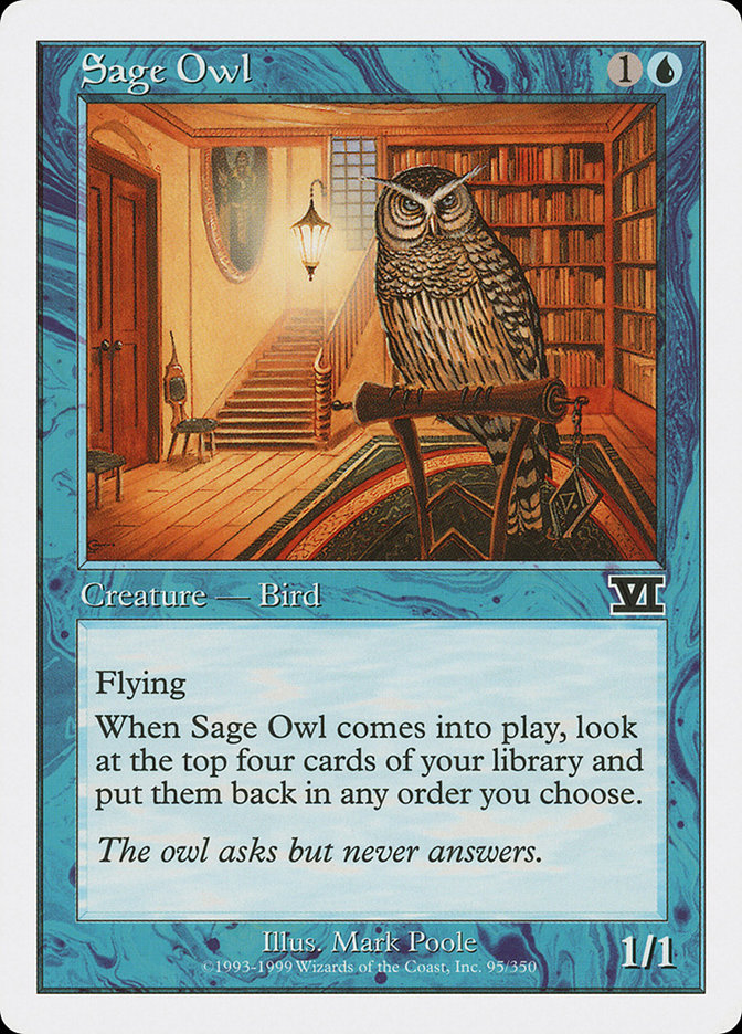 Sage Owl [Classic Sixth Edition] | L.A. Mood Comics and Games