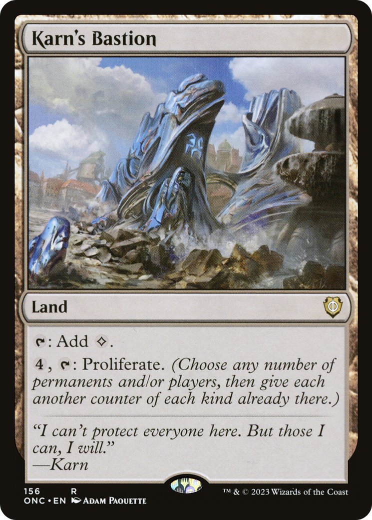 Karn's Bastion [Phyrexia: All Will Be One Commander] | L.A. Mood Comics and Games