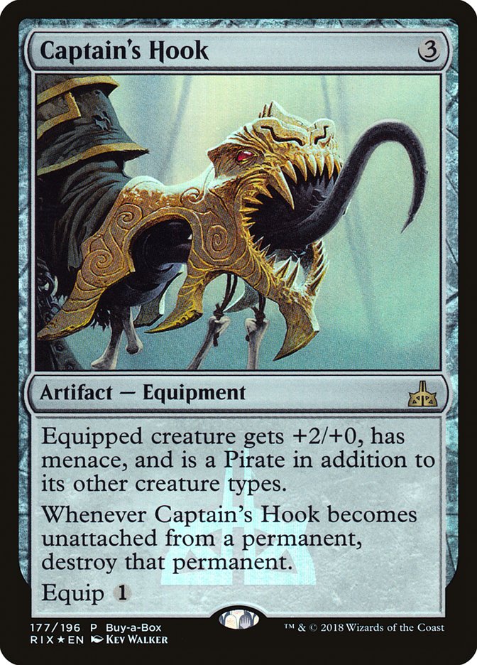 Captain's Hook (Buy-A-Box) [Rivals of Ixalan Promos] | L.A. Mood Comics and Games