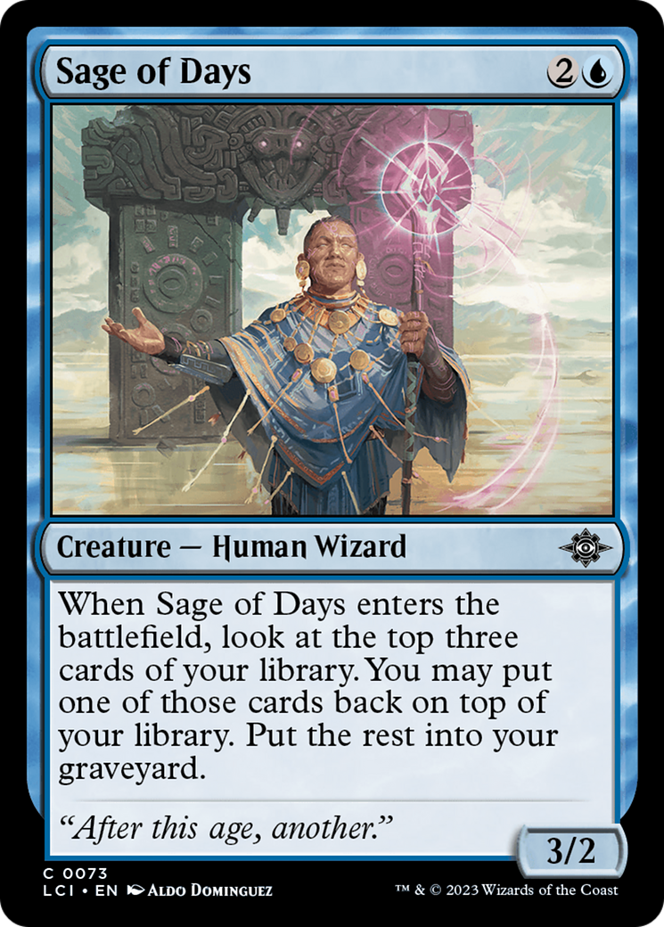 Sage of Days [The Lost Caverns of Ixalan] | L.A. Mood Comics and Games