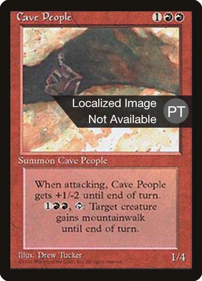 Cave People [Fourth Edition (Foreign Black Border)] | L.A. Mood Comics and Games