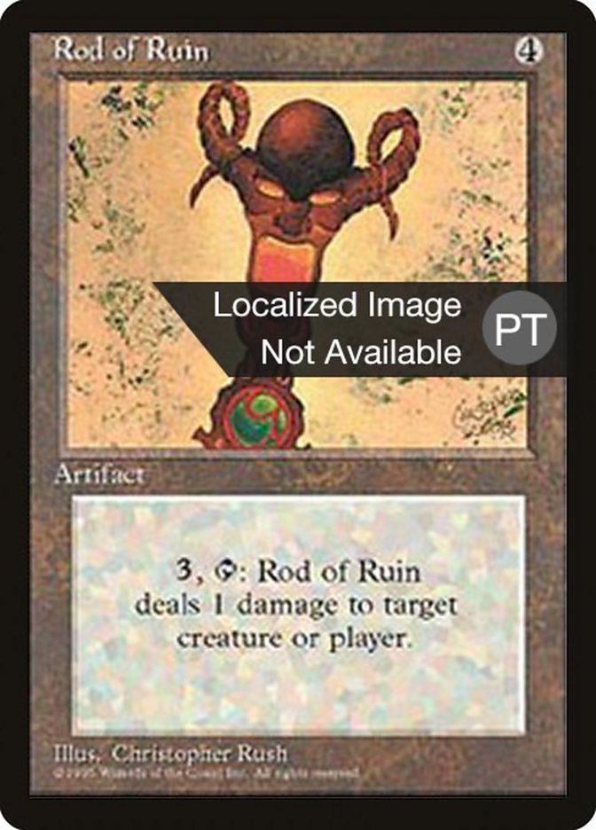Rod of Ruin [Fourth Edition (Foreign Black Border)] | L.A. Mood Comics and Games
