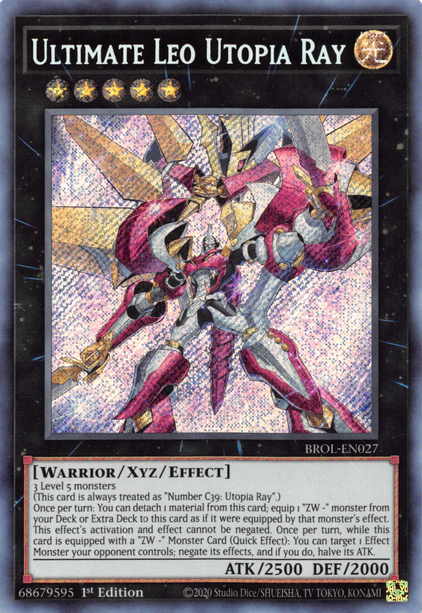 Ultimate Leo Utopia Ray [BROL-EN027] Secret Rare | L.A. Mood Comics and Games