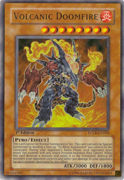 Volcanic Doomfire [FOTB-EN008] Ultra Rare | L.A. Mood Comics and Games