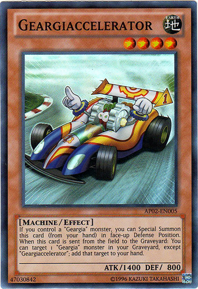 Geargiaccelerator [AP02-EN005] Super Rare | L.A. Mood Comics and Games