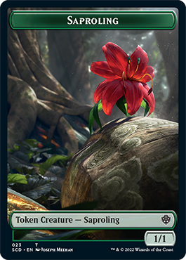 Saproling // Soldier Double-Sided Token [Starter Commander Decks] | L.A. Mood Comics and Games