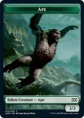 Ape // Elemental Double-Sided Token [Double Masters Tokens] | L.A. Mood Comics and Games