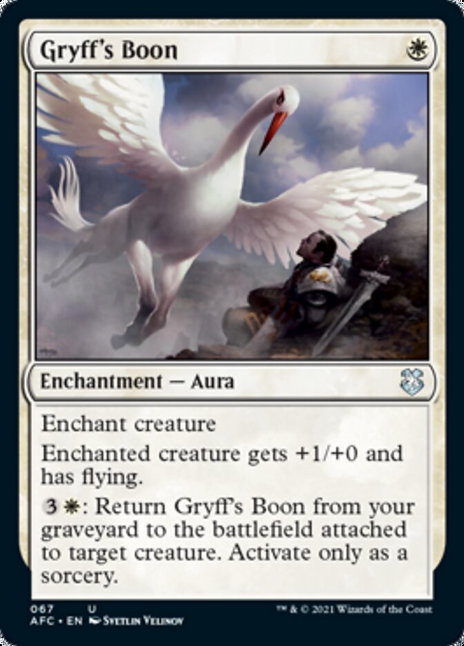 Gryff's Boon [Dungeons & Dragons: Adventures in the Forgotten Realms Commander] | L.A. Mood Comics and Games