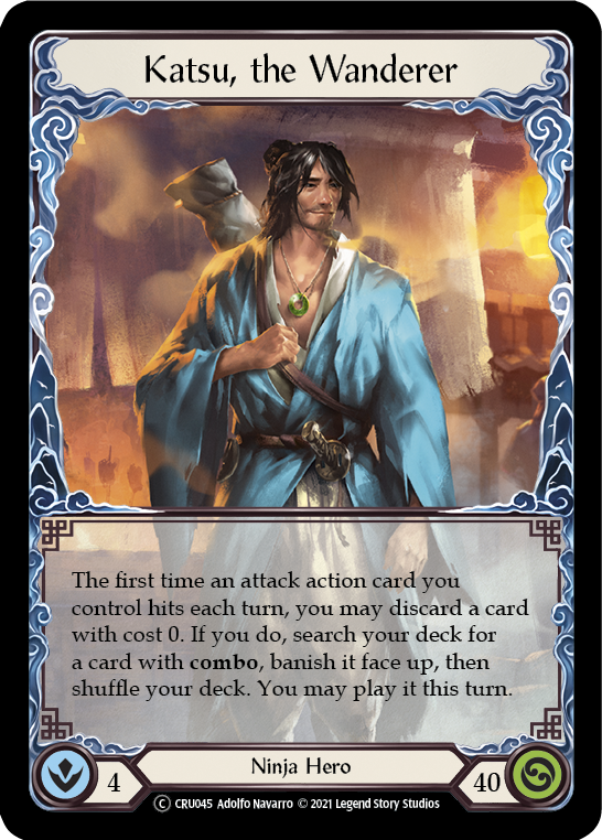 Katsu, the Wanderer [U-CRU045] (Crucible of War Unlimited)  Unlimited Normal | L.A. Mood Comics and Games