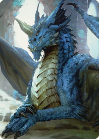 Young Blue Dragon Art Card [Commander Legends: Battle for Baldur's Gate Art Series] | L.A. Mood Comics and Games