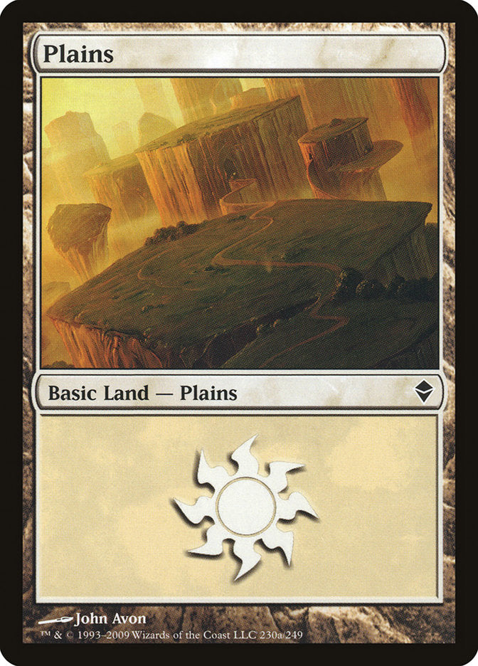 Plains (230a) [Zendikar] | L.A. Mood Comics and Games
