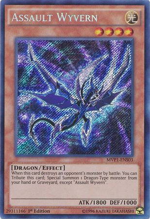 Assault Wyvern [MVP1-ENS03] Secret Rare | L.A. Mood Comics and Games