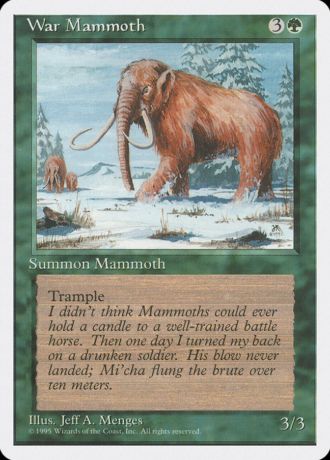 War Mammoth [Fourth Edition] | L.A. Mood Comics and Games